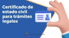 Cómo solicitar el certificado de estado civil para trámites legales