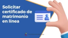 Cómo solicitar el certificado de matrimonio en línea