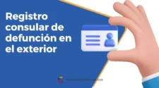 Cómo tramitar el registro consular de defunción desde el exterior